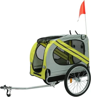 De Opvouwbare Hondenfietskar (tot 40 kg) in één oogopslag