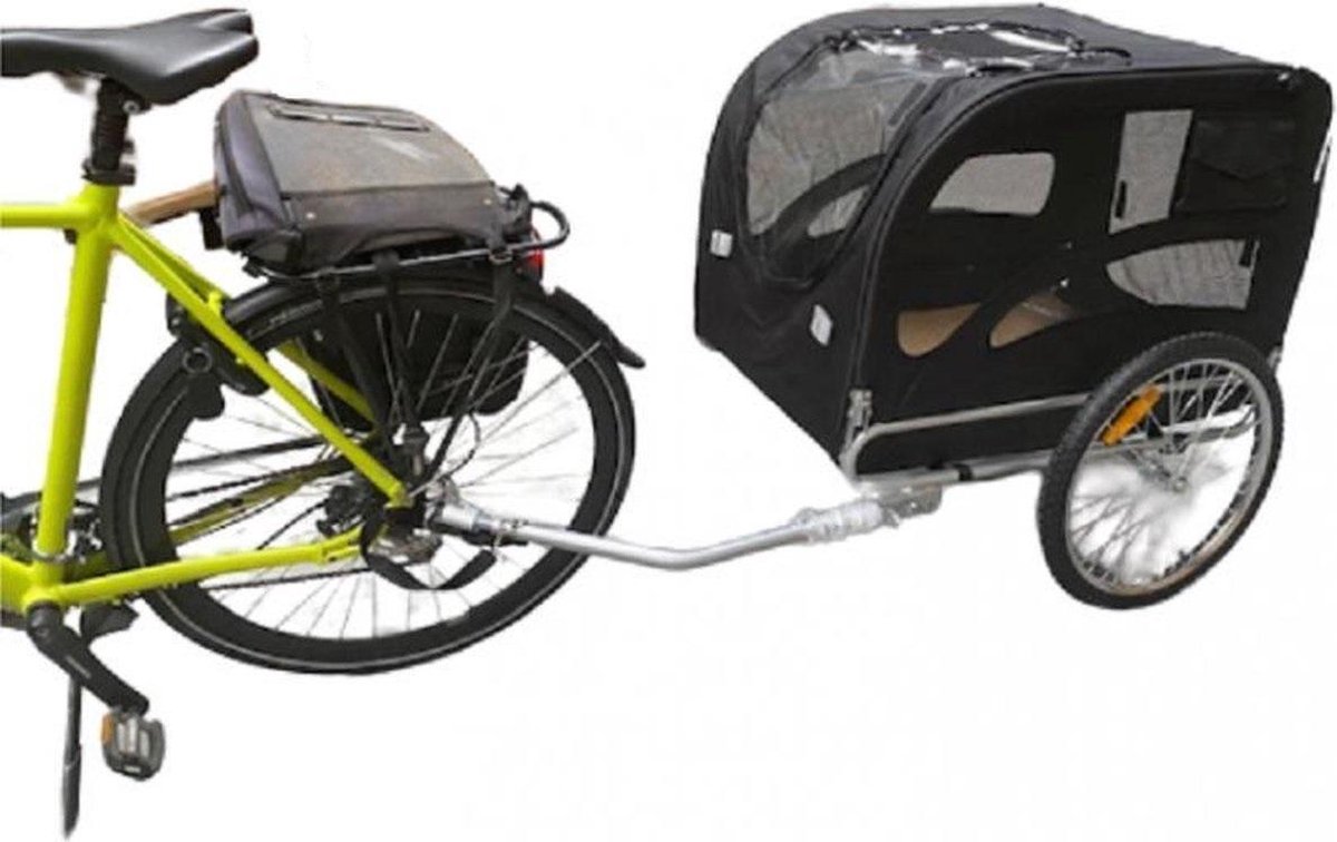 De Original XLarge Hondenfietskar Zwart in één oogopslag