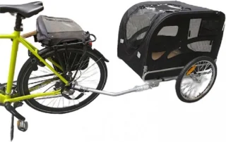 Original XLarge Hondenfietskar Zwart