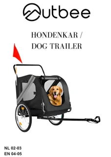 Outbee Hondenfietskar 2-in-1 35kg