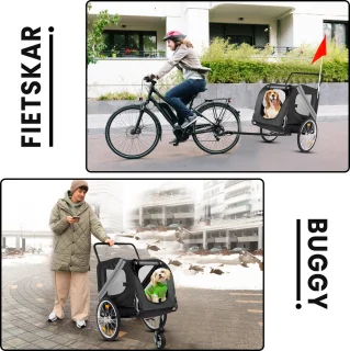 Outbee Hondenfietskar 2-in-1 35kg