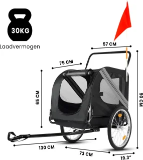 Outbee Hondenfietskar 2-in-1 35kg