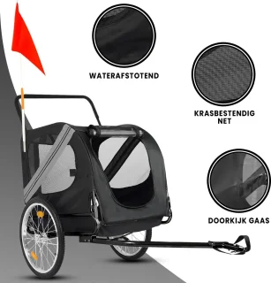 Outbee Hondenfietskar 2-in-1 35kg