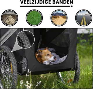 Outbee Hondenfietskar 2-in-1 35kg