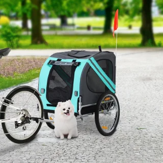 PawHut Fietsaanhanger Hondenkar D00-098