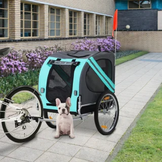 PawHut Fietsaanhanger Hondenkar D00-098
