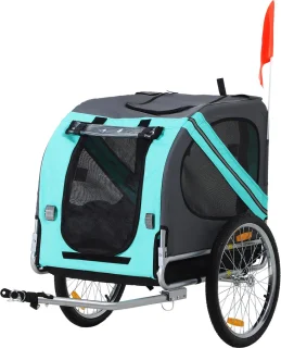 PawHut Fietsaanhanger Hondenkar D00-098