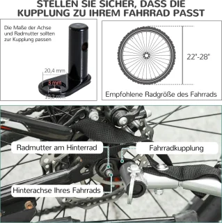 PawHut Fietsaanhanger Hondenkar D00-098