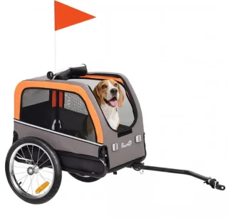 Pawhut fietstrailer voor huisdieren
