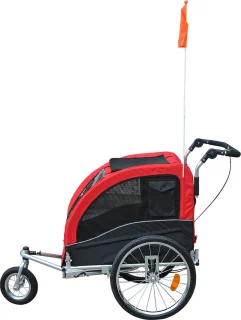 PawHut hondenfietskar en jogger 2-in-1 5663-1289