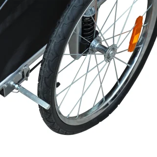 PawHut hondenfietskar en jogger 2-in-1 5663-1289
