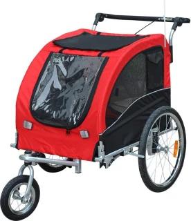 PawHut hondenfietskar en jogger 2-in-1 5663-1289