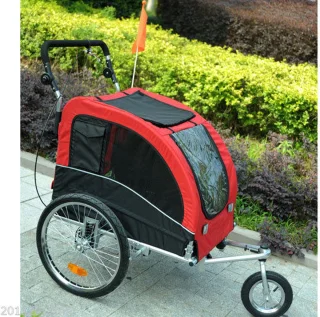 PawHut hondenfietskar en jogger 2-in-1 5663-1289