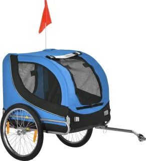 PawHut Hondenkar Fietskar Blauw/Zwart B4-0003-008