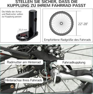 PawHut Hondenkar Fietskar Blauw/Zwart B4-0003-008