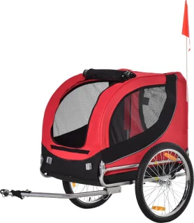 PawHut Hondenkar Universeel 20 kg Rood