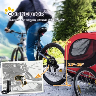 PawHut Hondenkar Universeel 20 kg Rood