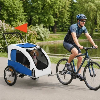 Wat vinden we goed aan de PawHut huisdierfietsaanhangwagen
