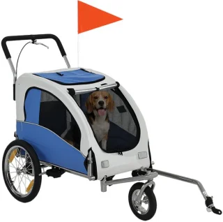 PawHut 2-in-1 hondenfietskar: het ultieme vervoermiddel voor jouw viervoeter