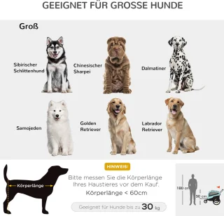 PawHut Hundeanhänger D00-168V00
