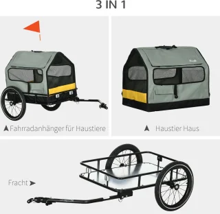 PawHut Hundeanhänger D00-184V00