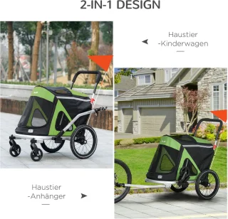 PawHut Hundeanhänger D00-186V00