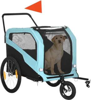 Pawona hondenfietskar en hondenbuggy