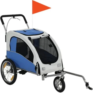 Pawona hondenfietskar en hondenbuggy