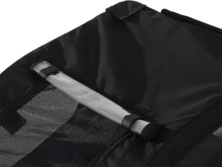 Paws Hondentrailer Fietskar Staal L130xB73xH94 Wit/Zwart