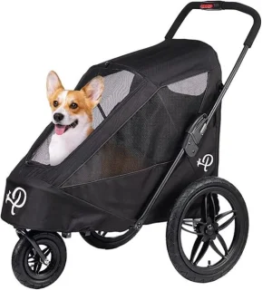 Petique luxe hondenbuggy en fietskar Breeze