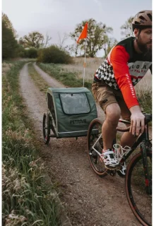 Petrive ACTIVE ONE Hondenfietstrailer Dark Green