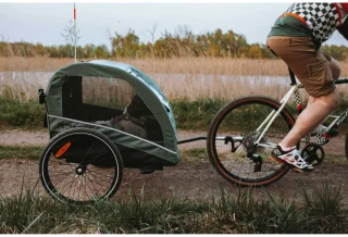 Petrive ACTIVE ONE Hondenfietstrailer Dark Green