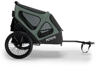 PETRIVE hondenfietskar 2-in-1: Comfort en gemak voor viervoeters