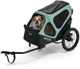 Petrive hondenfietskar 3-in-1 groen