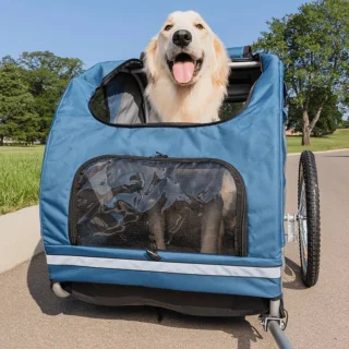 PetSafe Happy Ride Aluminium Hondenfietskar Large Rood