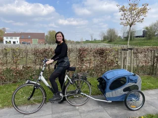 PetSafe Happy Ride Aluminium Hondenfietskar Large Rood