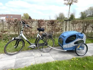 PetSafe Happy Ride Aluminium Hondenfietskar Large Rood