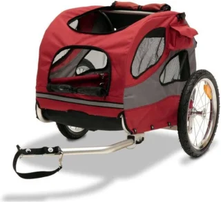 PetSafe Happy Ride Aluminium Hondenfietskar Medium Rood / Large Blauw