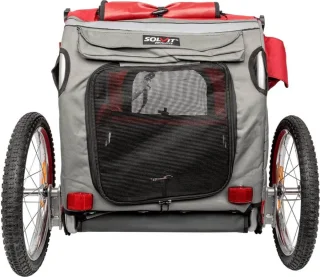 PetSafe Happy Ride Aluminium Hondenfietskar Medium Rood / Large Blauw