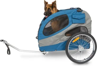 PetSafe Happy Ride Aluminium Hondenfietskar Medium Rood / Large Blauw