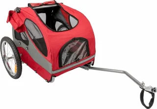 PetSafe Happy Ride Aluminium Hondenfietskar Medium Rood / Large Blauw