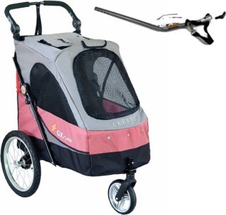 Petstro Fietskar M — robuust vervoer voor actieve honden tot 30 kg