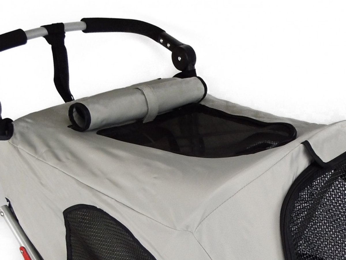 Petstro L Fietskar en Jogger Antraciet