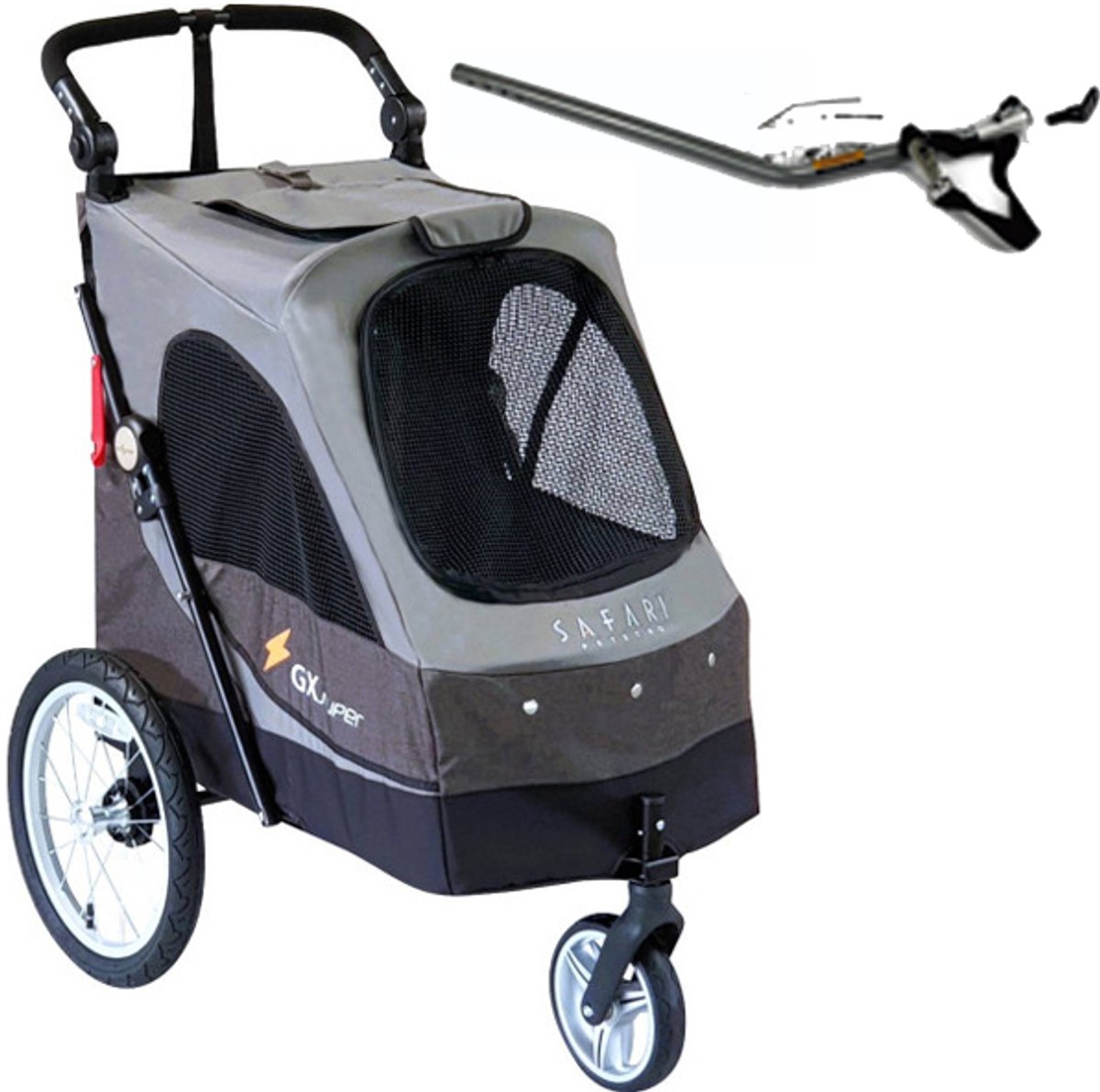 Petstro M Fietskar en Jogger Bruin tot 30 kg