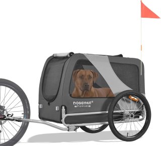 Premium XL Fietsaanhanger voor Grote Honden tot 45 kg