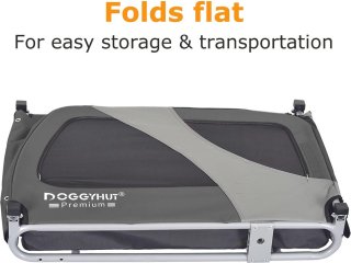 Premium XL Fietsaanhanger voor Grote Honden tot 45 kg