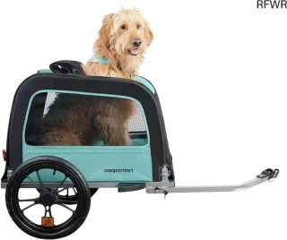 Veilig en comfortabel fietsen met je hond: RFWR® Fietskar (klein/middelgroot)