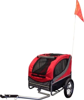 Runner 1 Fietskar rood/grijs