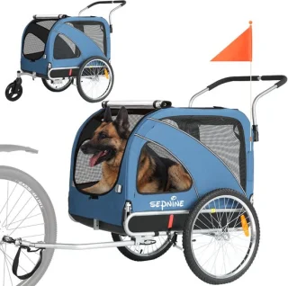 SEPNINE 2-in-1 Hondenfietskar: Ultiem comfort voor jouw viervoeter