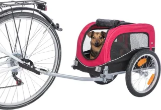 SP® Hondenfietskar - rood/zwart